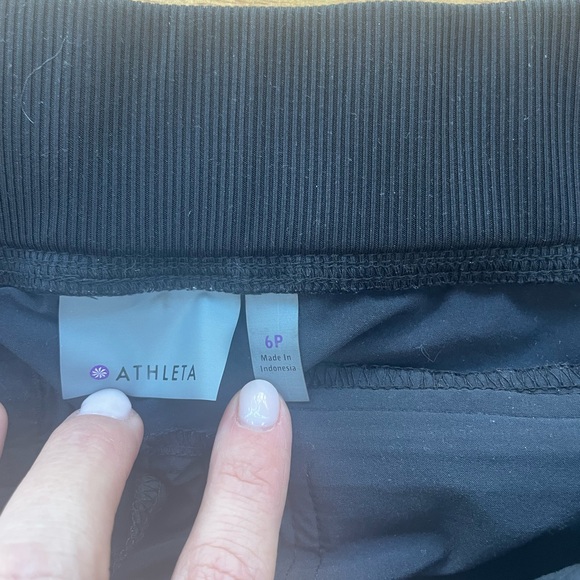 Athleta Women Navy Jogger Pants- 6P Petite - Picture 3 of 3